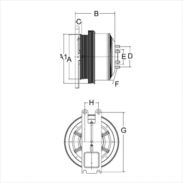 79A5292 CLUTCH FAN Horton Air Clutch/Hub Probe Automotive And